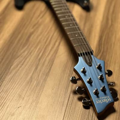 Schecter C-6 Deluxe in Satin Metallic Light Blue image 7