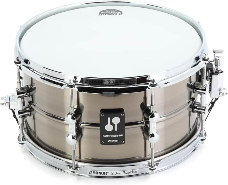 Sonor Kompressor Series Brass Snare Drum - 7 x 13-inch - Polished (KS-1307-SDB) image 1