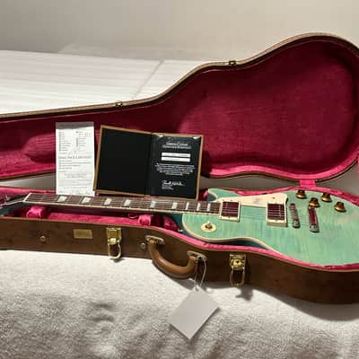 Gibson Custom Shop Les Paul Standard PSL in rare Translucent Mint Green (rare & unplayed) image 9