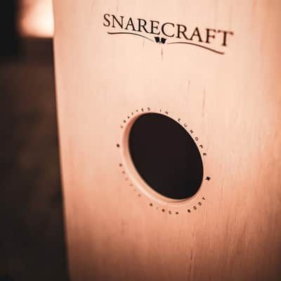 Meinl Cajon Drum Snarecraft Series Burl Front Plate SC80BW image 3