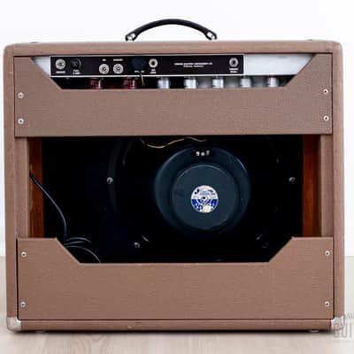 1962 Fender Pro Brown Panel Pre-CBS Vintage Tube Amp 1x15 w/ Jensen P15N image 7