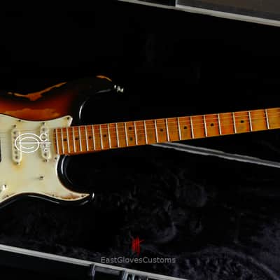 Fender Stratocaster Floyd Rose Classic HSS Sunburst Made in USA Aged Relic (VERY RARE) image 2