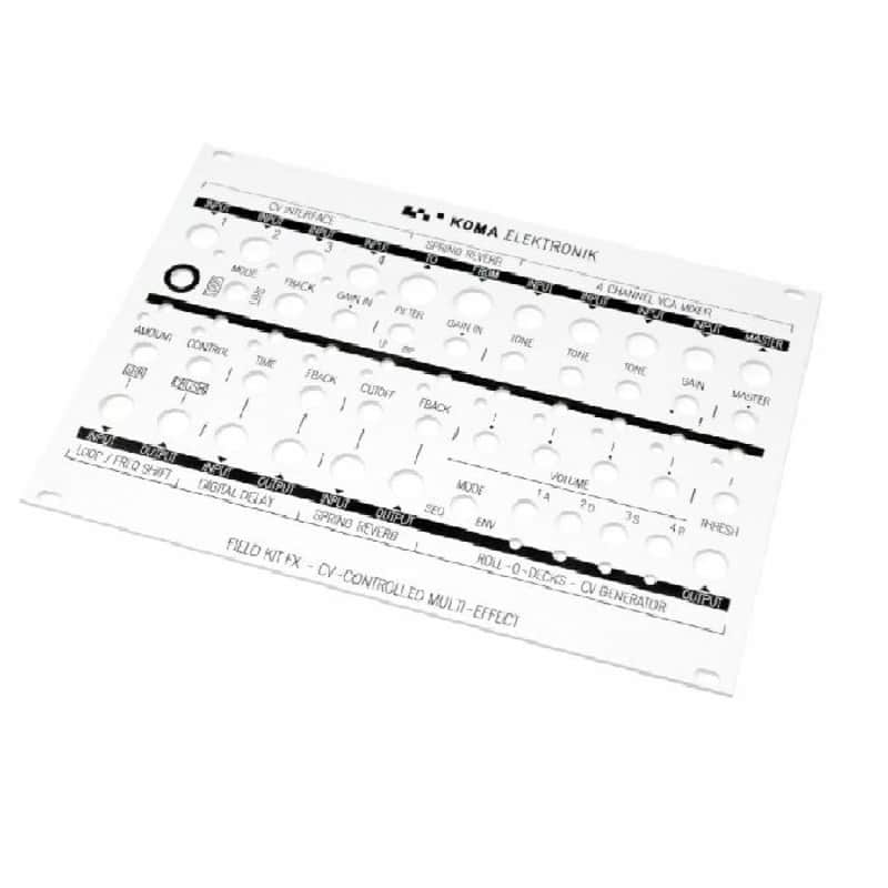 Koma Elektronik Field Kit FX Synth Module Panel (silver) image 1