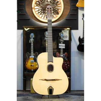 2024 Heikki Rousu Gypsy Jazz Selmer Style long 670mm scale oval hole - ex demo n image 2