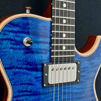 Knaggs - Kenai - Ocean Blue Gloss Nitro - T2 Maple/Mahogany - Mahogany Neck - Ebony Fret Board - Ebony Head Stock - Nickel Hardware - BKP Mule Pickups - w/OHSC - Call for Best Price !!! image 4