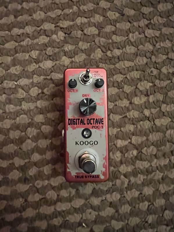 KOOGO LEF-3806 Guitar Octave Digital Pedal Octpus Pedals for Electric Guitar Precise Polyphonic Octave Effect Generator Pedals With No Distorted Sound True Bypass image 1