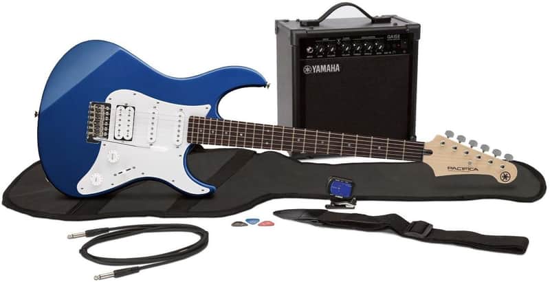 Yamaha Gigmaker PAC012 Electric Guitar Package - Blue image 1