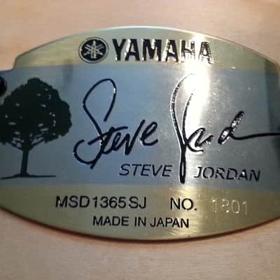 Yamaha Steve Jordan Signature Snare Natural Maple image 2