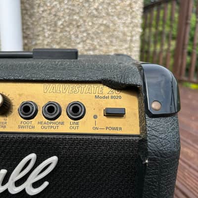 Marshall Valvestate 20 Model 8020 2-Channel 20-Watt 1x10" Guitar Combo 1991 - 1998 - Black image 2