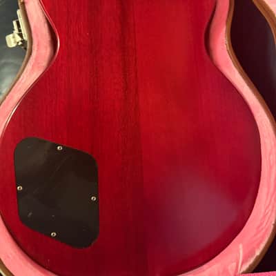 Epiphone Limited Edition 1959 Les Paul Standard Electric Guitar - Aged Dark Cherry Burst 2025 - Cherry image 4