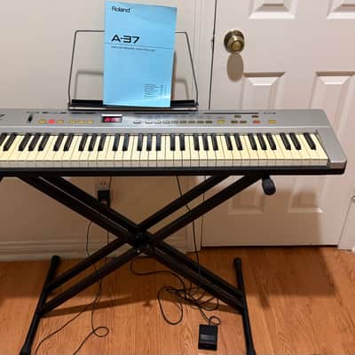 Roland A-37 2001 - Silver + Stand image 1