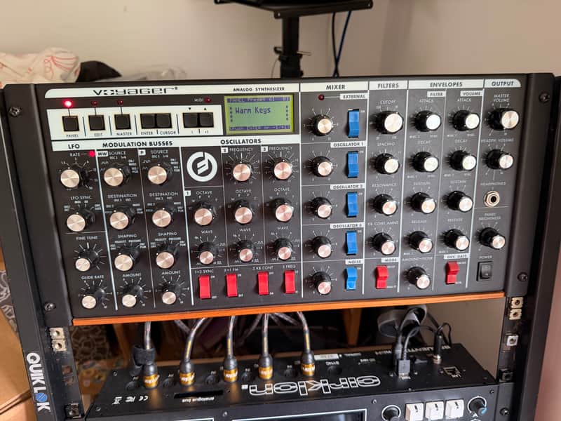 Moog Minimoog Voyager RME Rack Mount Edition Monophonic Synthesizer 2005 - 2015 - Black image 1