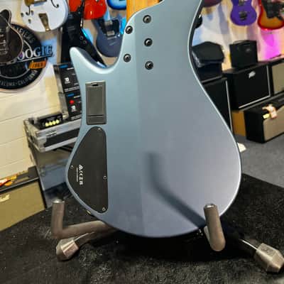 Ibanez Standard EHB1005F Fretless 5-string Bass Guitar - Arctic Ocean Matte 765 GET PLEK'D image 8