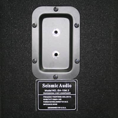 PAIR 15" Floor Monitors Stage/Studio PRO PA/DJ Speakers image 5