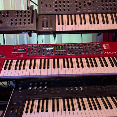 Nord Wave 2 61-Key 48-Voice Polyphonic Synthesizer 2013 - 2022 - Red image 3