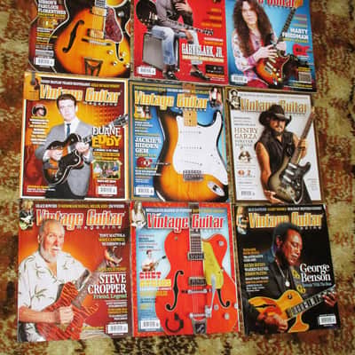 Vintage Guitar Magazines 12 issues 2024 complete image 2