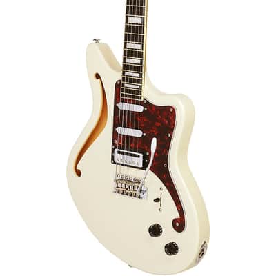 D'Angelico Premier Series Bedford SH Limited-Edition Electric Guitar with Tremolo Regular Champagne image 6