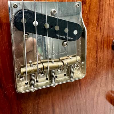 2007 Anderberg Gunnie Flat Top Neck Thru Tele Custom image 4