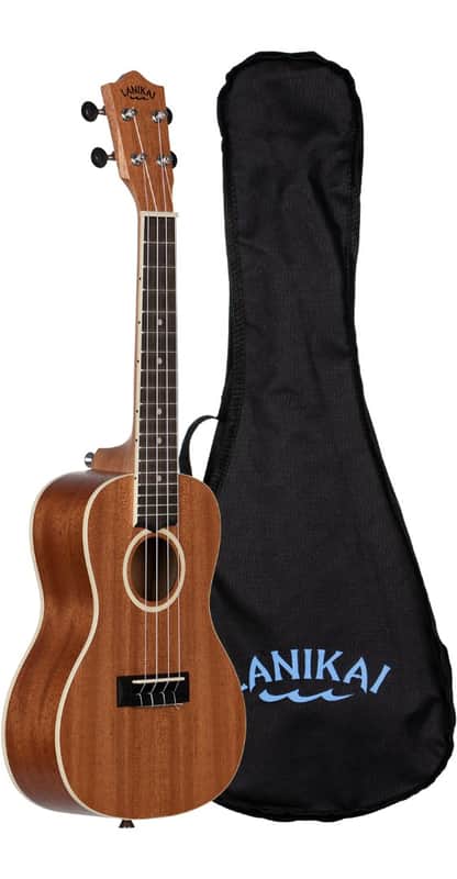 Lanikai Model LU21-C Concert Size Acoustic Ukulele with Gig Bag, Okoume Wood image 1