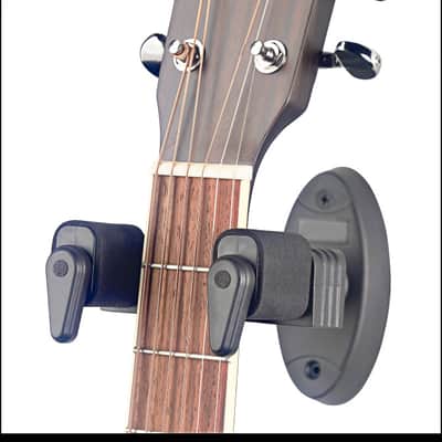 Stagg GUH-TRAP Auto Locking Guitar Wall Hanger FITS bass  Acoustic and Electric image 2