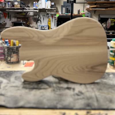 Madlad Instruments Ash "Cody Route" Precision Bass PBass Style Body (custom made with pride in north Texas) - Unfinished image 5
