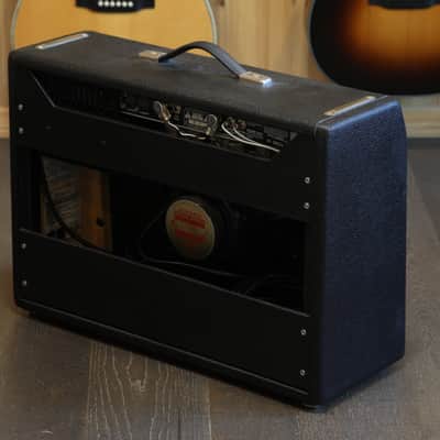 Fender Deluxe Reverb Amp '64 Custom Hand-Wired Black Tolex + Cover & Footswitch image 5