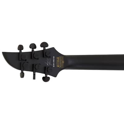 Schecter KM-6 MK-III EX guitar in Satin Black Open Pore B-Stock 0096 image 7