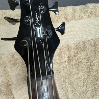 Dean Korean 5 String Bass Guitar - Black image 2