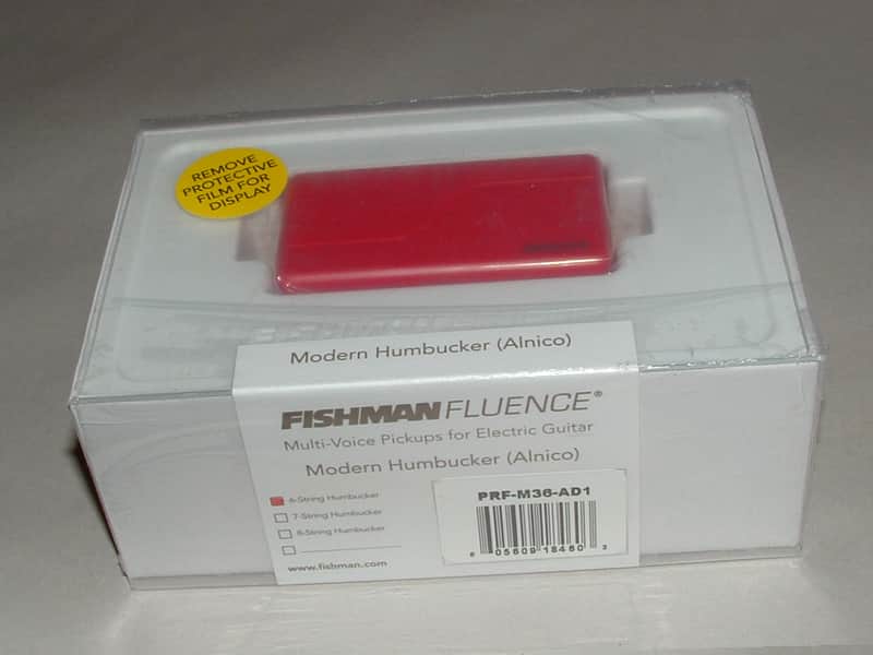 Fishman Fluence PRF-M36-AD1 6 String Modern Humbucker Alnico 3 Voices (Red) image 1