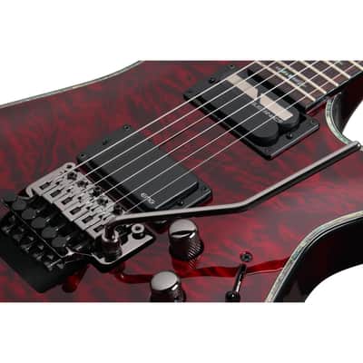 Schecter Hellraiser C-1 FR S Guitar - Black Cherry image 8