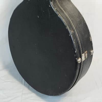 Vintage Iida 240P Plectrum Banjo, Masterclone, Archtop Tone Ring, Japan, 1970s, Mahogany Resonator, Pickup Mod, w/HSC image 23