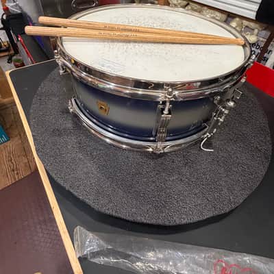1965 Ludwig Pioneer in Blue/Silver Duco Lacquer (w/vintage case, stand, Ludwig sticks) image 25