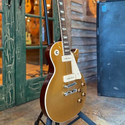 Gibson Les Paul Traditional Pro Split-Coil P-90 Electric Guitar Gold Top w/Case image 9