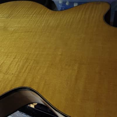 EXC COND VINTAGE 1957-8 Hofner Club 50 Electric Guitar - Natural Beauty! image 10
