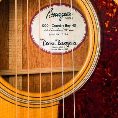Bourgeois 000 Country Boy Short Scale Aged Tone Adirondack Spruce and Mahogany Custom NEW image 8