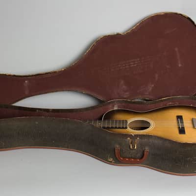 Stella H-922 12 String Flat Top Acoustic Guitar, made by Harmony (1961), ser. #2789H922, original brown chipboard case. image 10