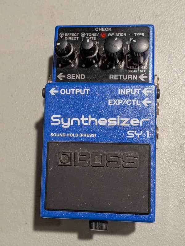 Boss SY-1 Synthesizer 2019 - Present - Blue image 1