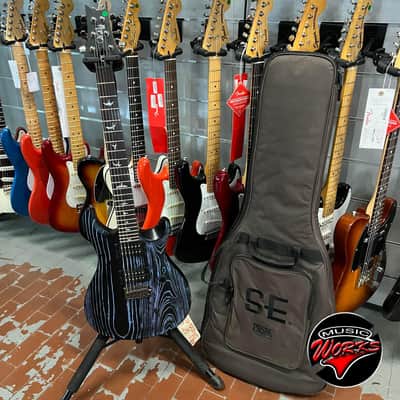 Prs   Se Ce24 Sandblasted Limited Ed Satin Blue image 8