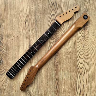 Telecaster Roasted Maple and Rosewood Vintage Guitar Neck Nitro Satin 21 Fret image 9