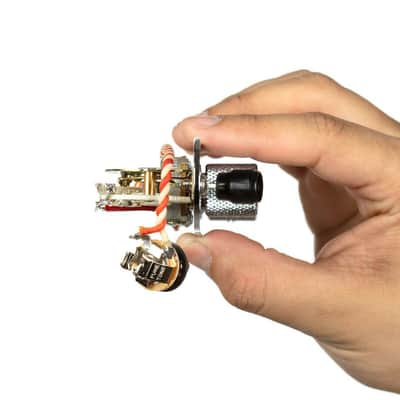 920D T4W-REV-C 4-Way Control Plate for T-Style Guitar, Reverse w/ Volume Forward image 3