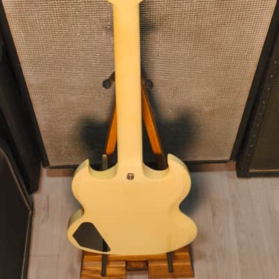 Gibson Custom Shop '61 Les Paul SG Standard Reissue with Vibrola 2007 Polaris White image 13