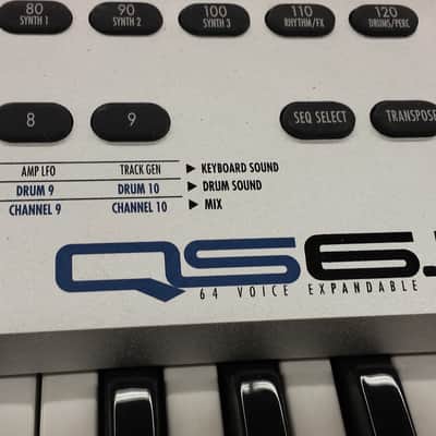 Alesis QS 6.2 64 voice expandable Synthisizer 200? Gray image 4