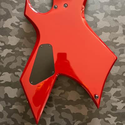 B.C. Rich Mick Thomson 7 /Slipknot signature NJ warlock blood red image 2