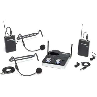 Samson Concert 288m Dual-Channel Wireless Lavalier / Headset Microphone System (D Band)