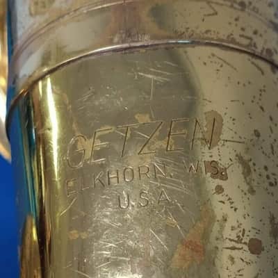 Vintage Late 60s-Early 70s Getzen KB Series Baritone Horn 11" Bell Made in USA image 12
