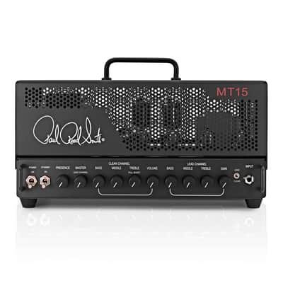 PRS MT 15 V1 Mark Tremonti Signature 2-Channel 15-Watt Guitar Amp Head - Black image 3