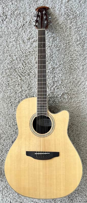 Ovation Celebrity Traditional Mid-Depth Acoustic Electric Guitar CS24-4 -Natural image 1