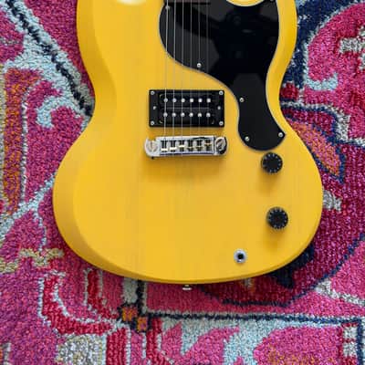 Epiphone SG Junior Limited Edition 2011 - Worn TV Yellow image 2