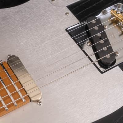 Suhr Modern T Andy Wood Signature Electric Guitar, Roasted Maple Fingerboard, War Black image 7