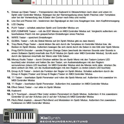 Novation XioSynth 25 10-Voice Synthesizer 2007 - Silver image 17